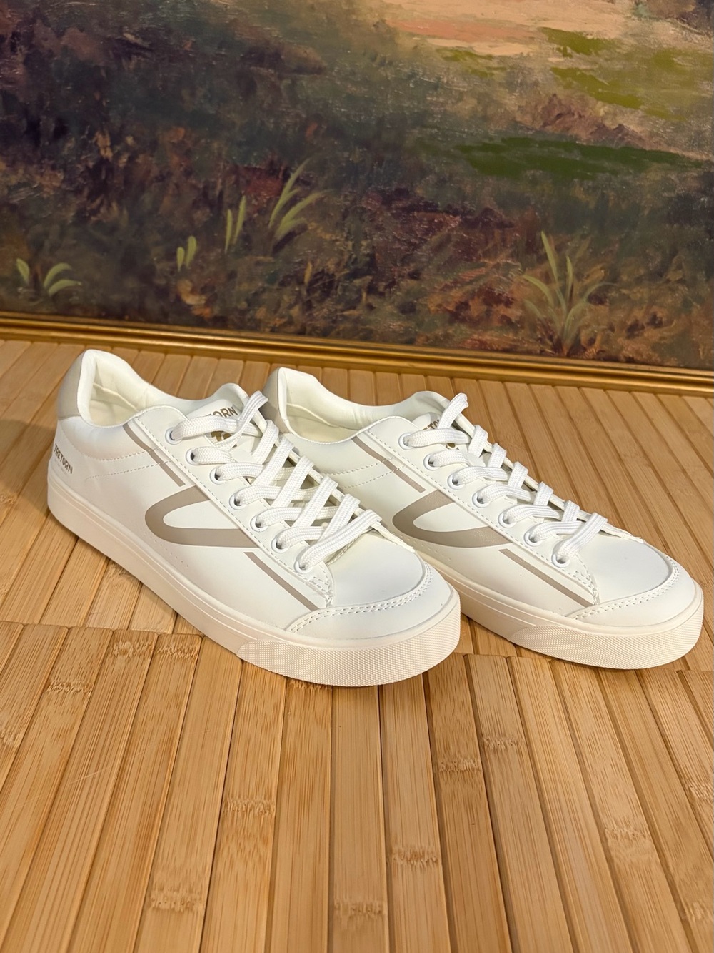 Tretorn White Low-Top Sneakers New-